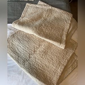 Tommy Bahama Home- king sized shams- tan